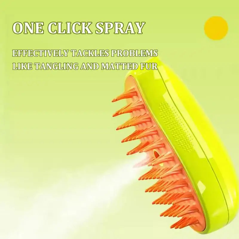 Pet Steam Cleaning Grooming Brush