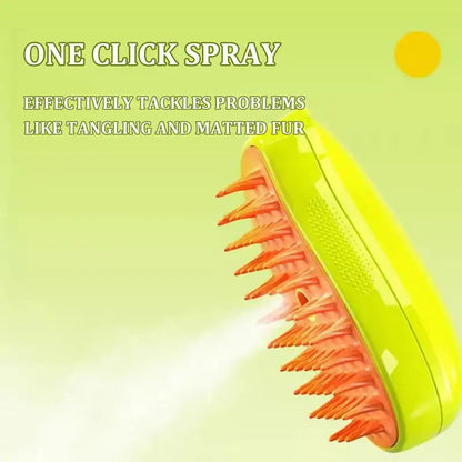 Pet Steam Cleaning Grooming Brush