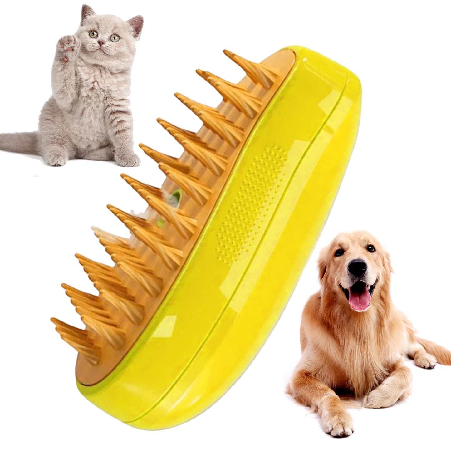 Pet Steam Cleaning Grooming Brush