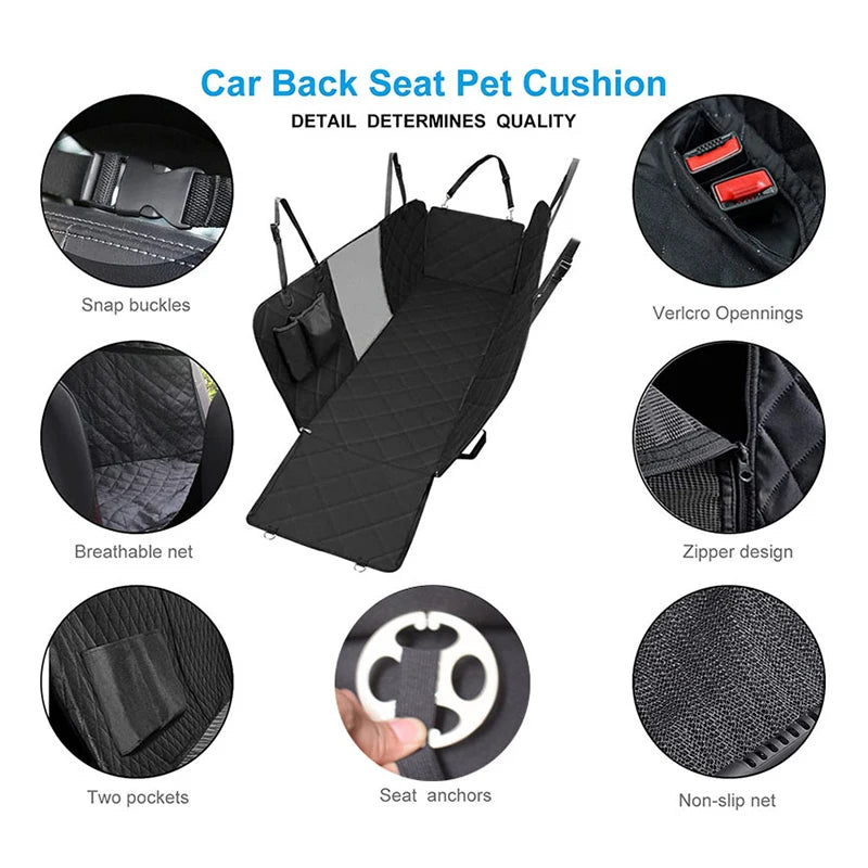 Waterproof Rear Car Seat Cover for Dogs